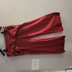 Gently Used French Wide Leg Pants and Matching Open Back Sweater